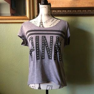 VS PINK studded short sleeve top